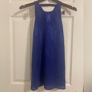 Revolve Sanctuary Sequins Tank Top Open Back Size S